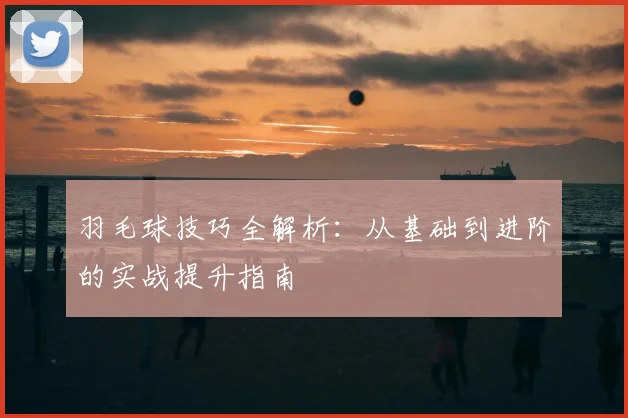 羽毛球技巧全解析:从基础到进阶的实战提升指南